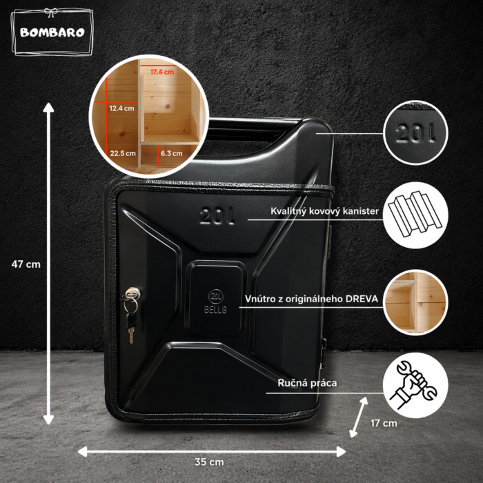 Čierny Kanister bar (Pivný model) – Obrázok 2