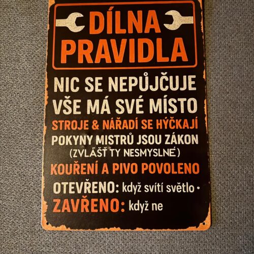 DÍLNA PRAVIDLA