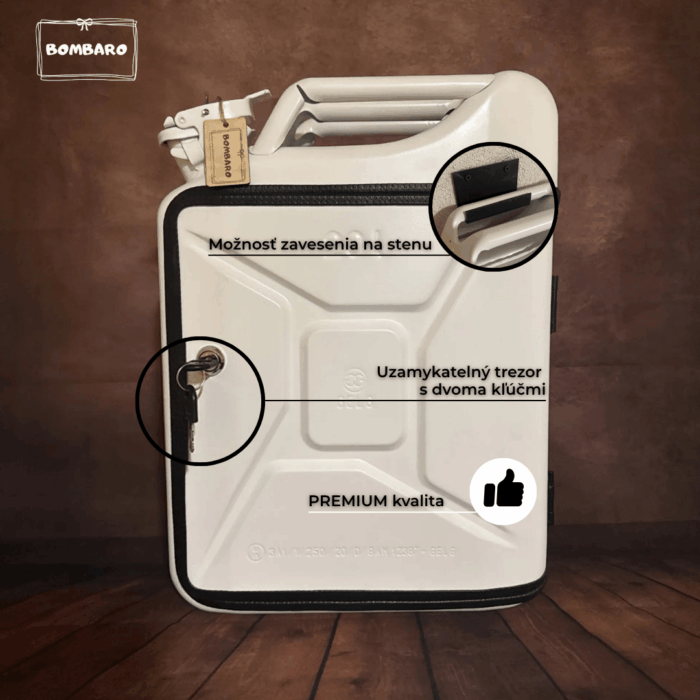 Biely Kanister bar (Pivný model) – Obrázok 3