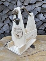 Drevený nosič piva | varianta čisté drevo – Obrázok 3