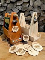 Drevený nosič piva | varianta čisté drevo – Obrázok 8