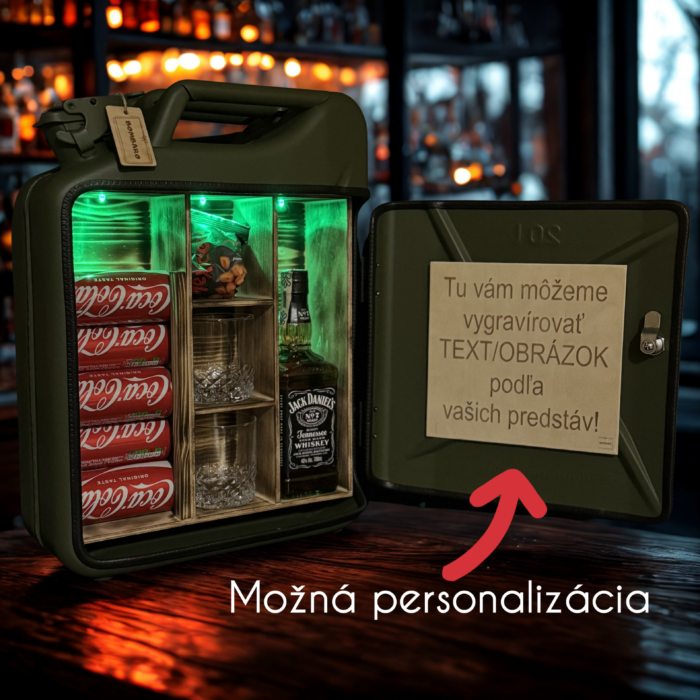 Zelený Kanister bar (Tretinkový model) – Obrázok 3